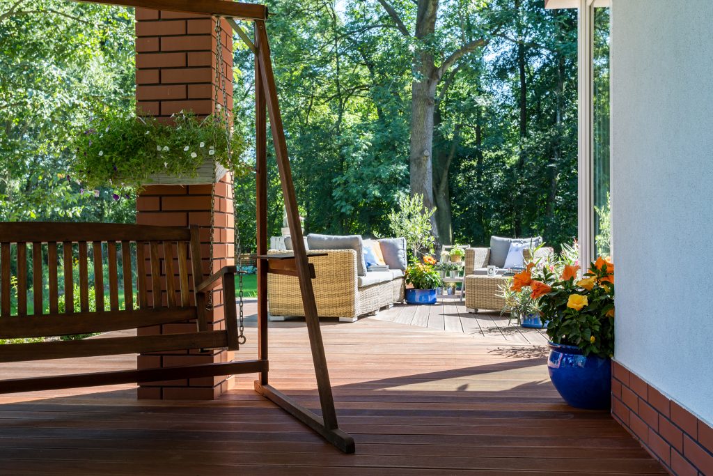 Composite outdoor terrace